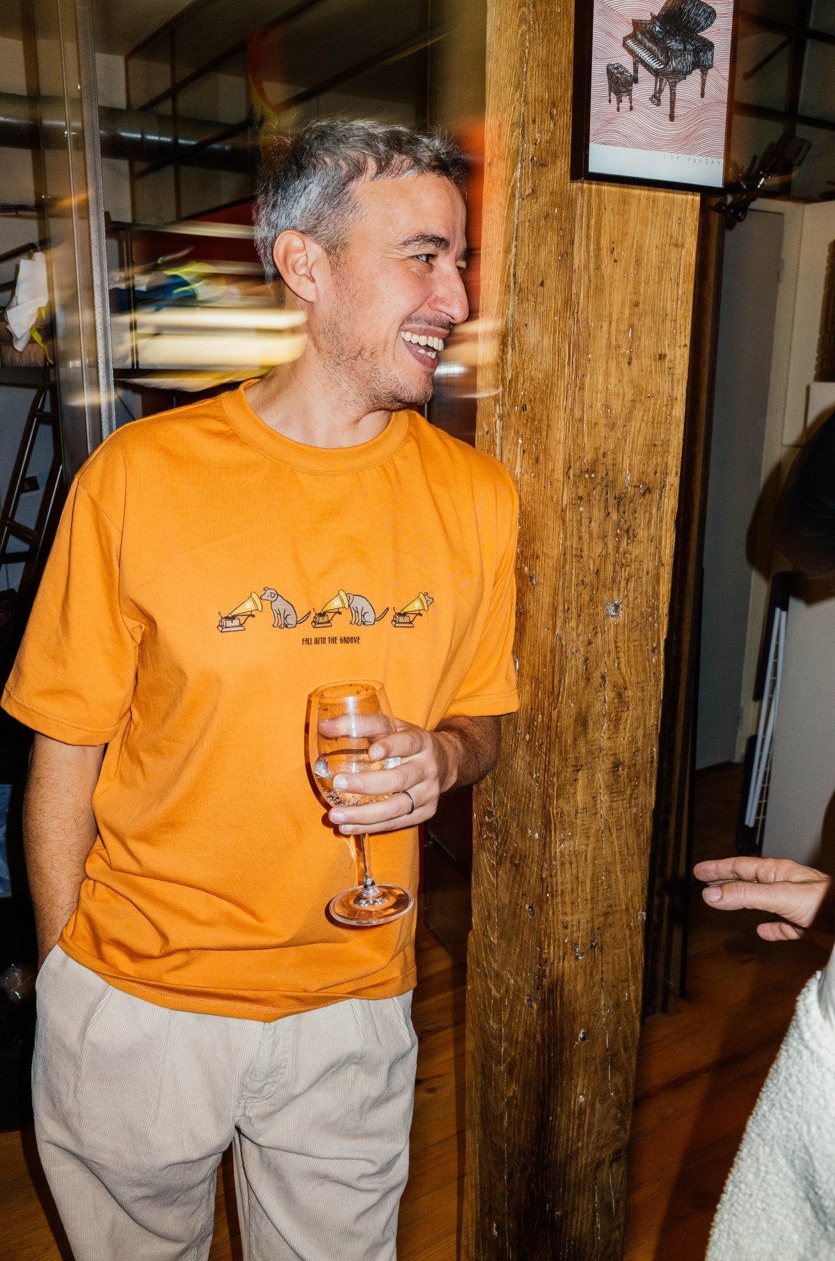MAGENTA SKATEBOARDS GROOVE TEE ORANGE