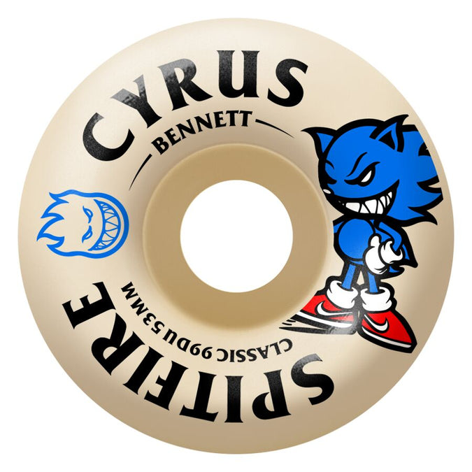 SPITFIRE WHEELS FORMULA FOUR BENNETT BURN SQUAD CLASSIC 53MM 99D