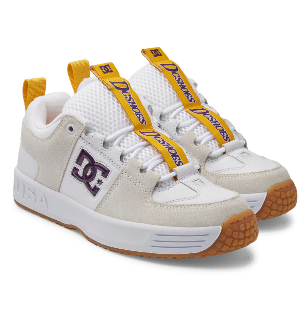 DC SHOE CO LYNX OG WHITE AND PURPLE