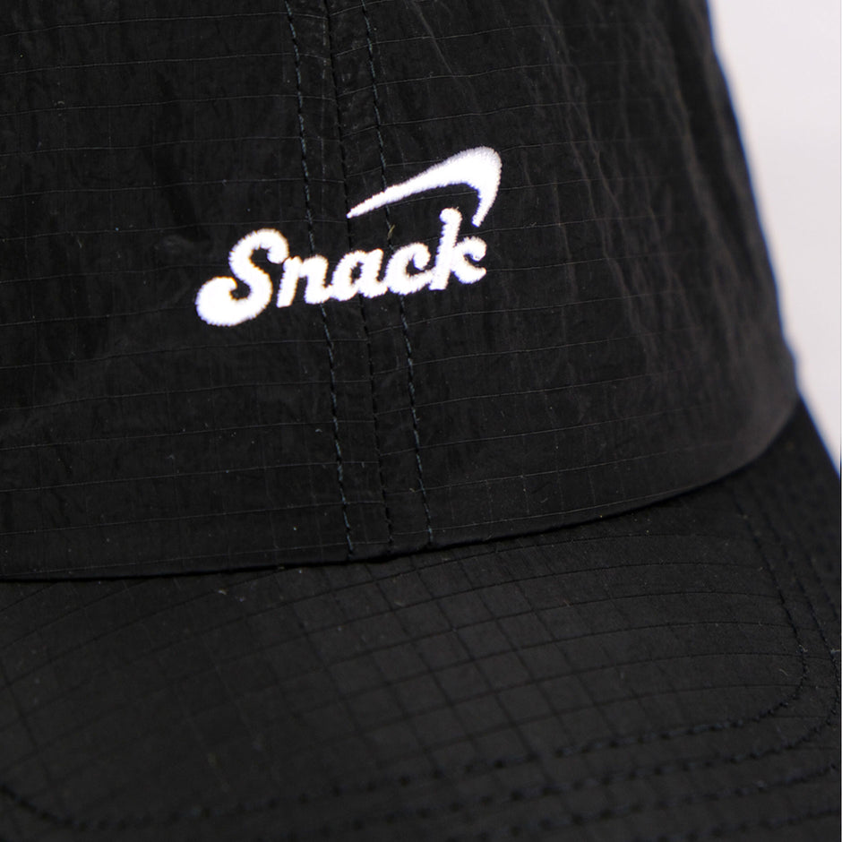 SNACK SKATEBOARDS ALIVE RIPSTOP CAP BLACK