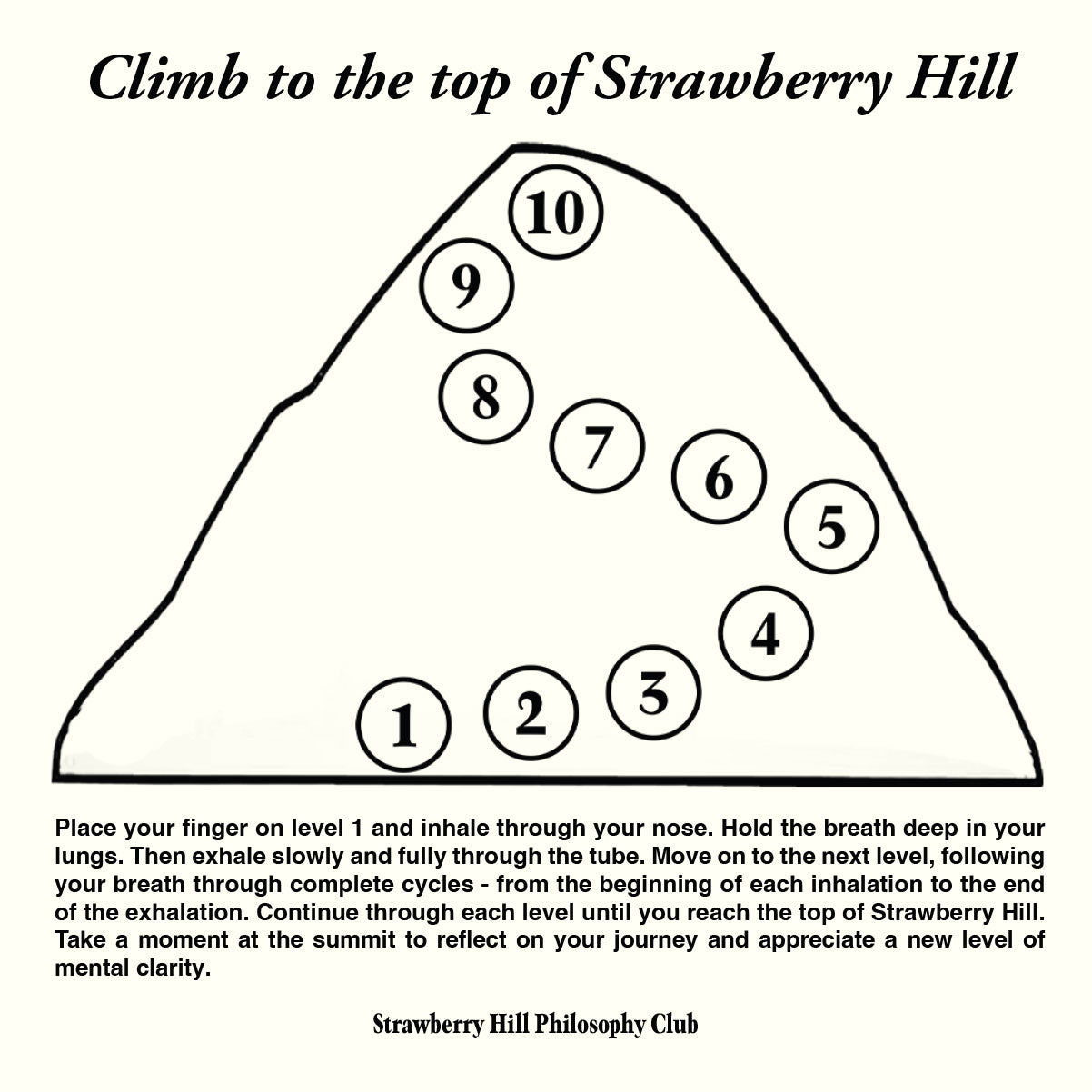 STRAWBERRY HILL PHILOSOPHY CLUB MINDFUL BREATH PENDANT