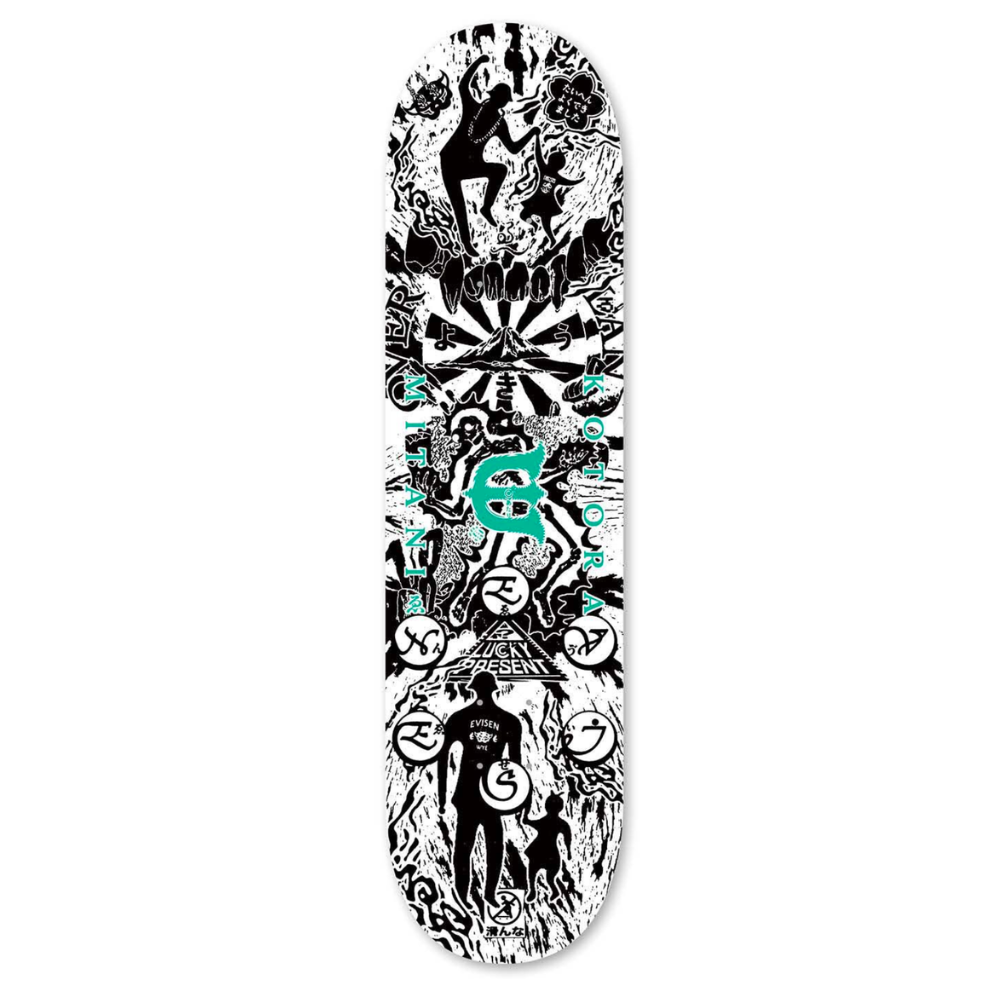 EVISEN SKATEBOARDS KOTORA NEW CHANNEL DECK 8.38