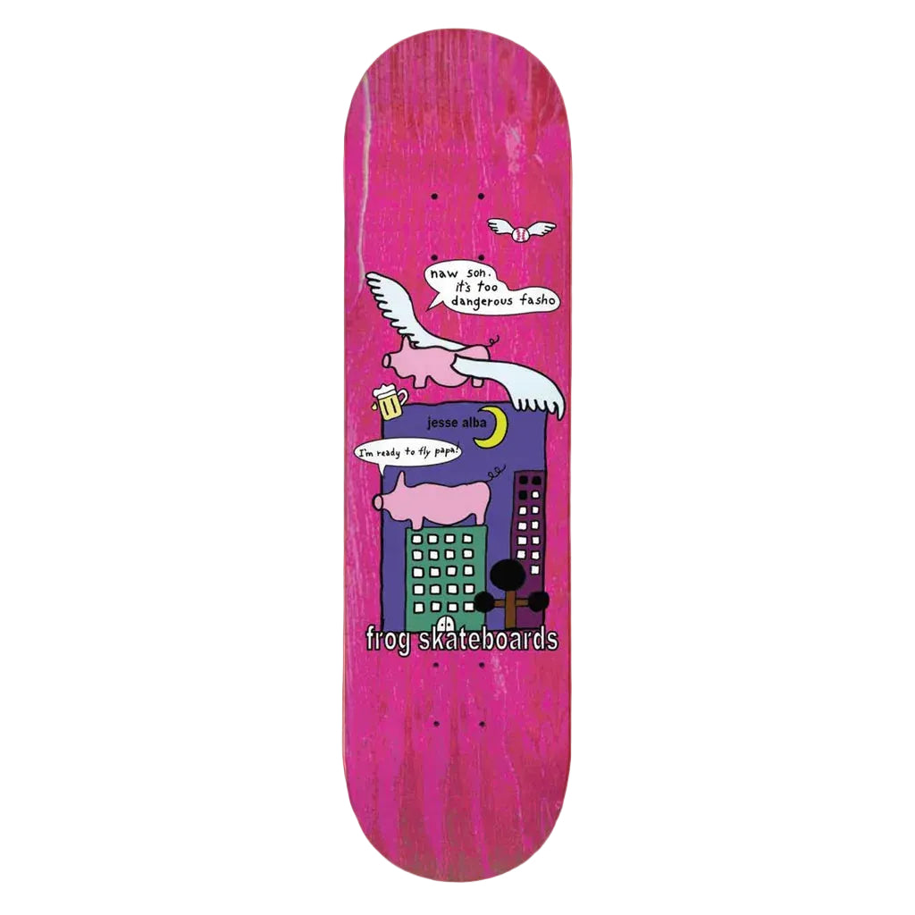 FROG SKATEBOARDS JESSIE ALBA PAPA KNOWS BEST DECK