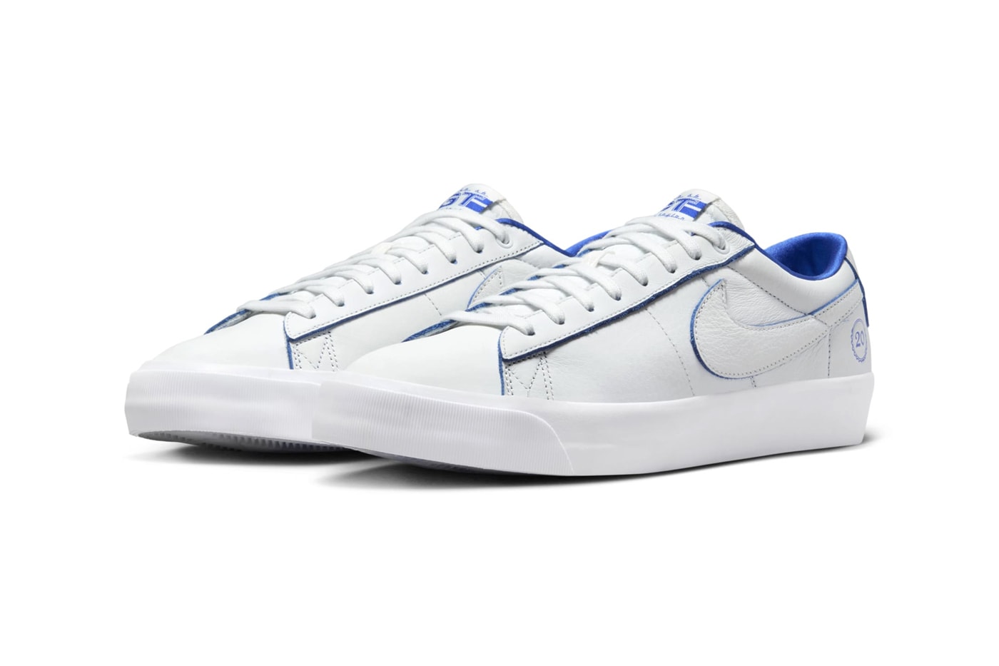NIKE SB GT BLAZER LOW FINE CHINA WHITE/BLUE