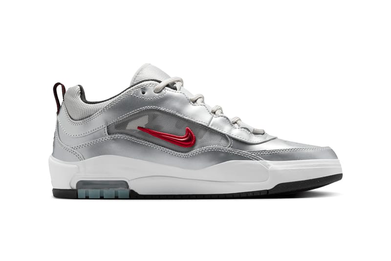 NIKE SB AIR MAX ISHOD PRM SILVER/RED