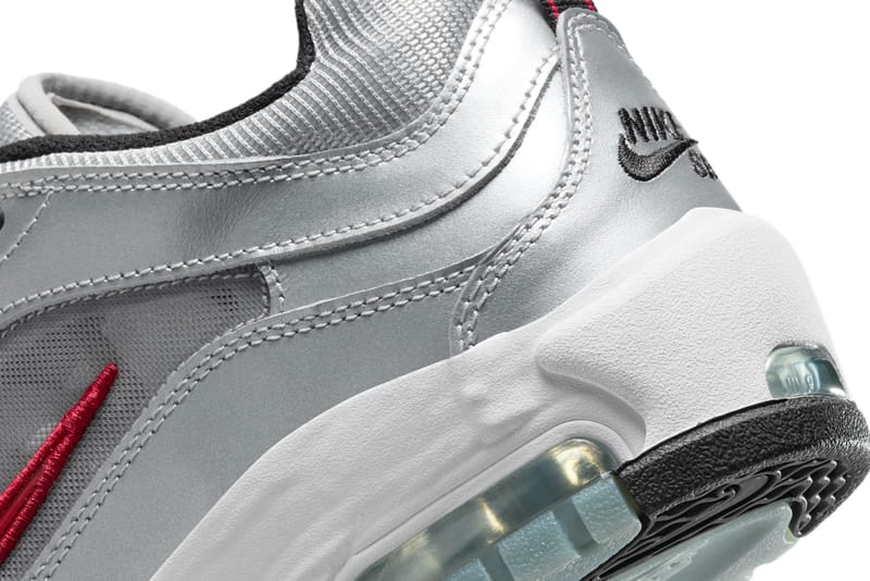 NIKE SB AIR MAX ISHOD PRM SILVER/RED
