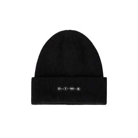 DIME MTL SPACE FOLD BEANIE BLACK