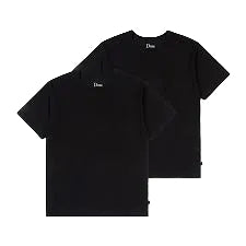 DIME MTL TWO PACK BASIC T-SHIRTS BLACK