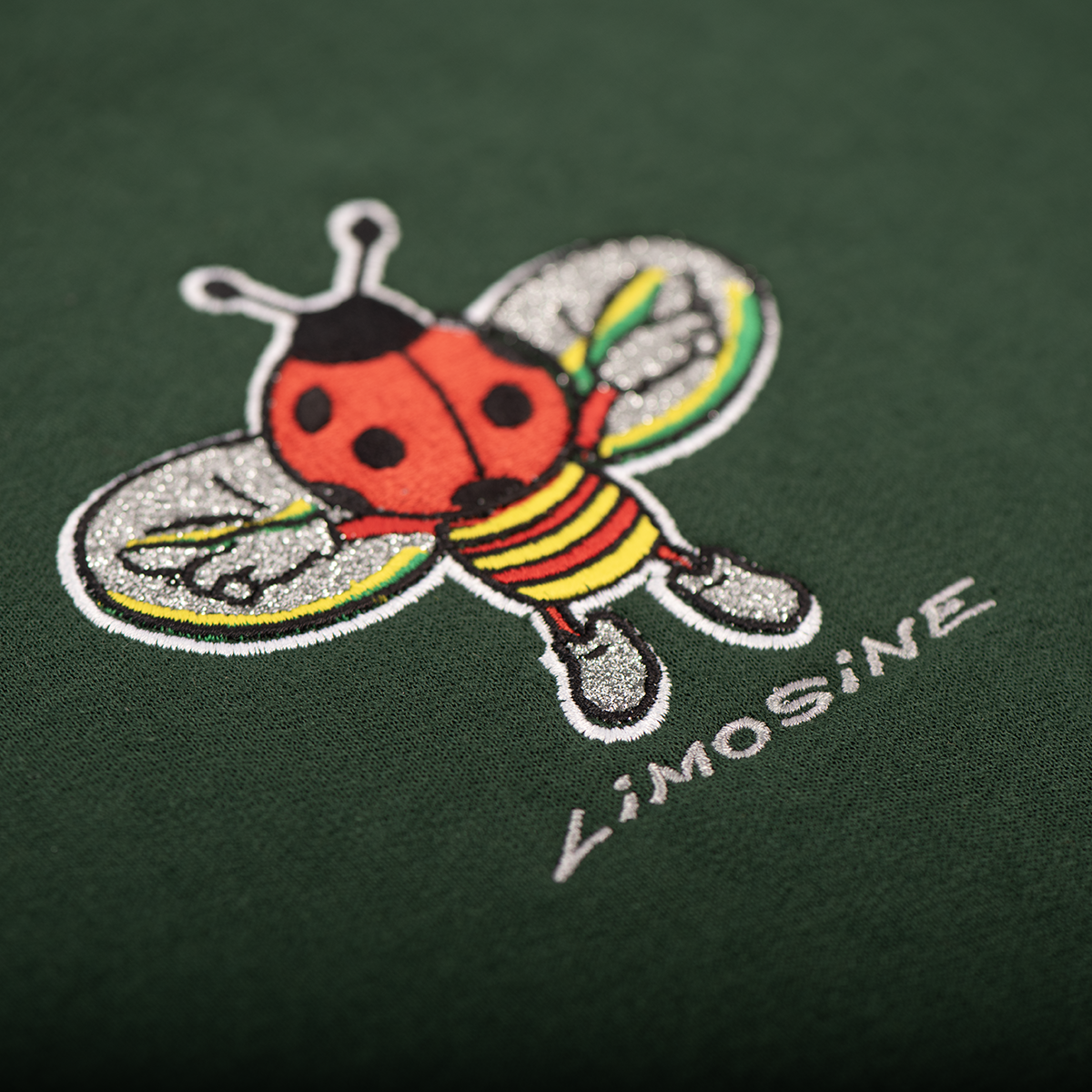 LIMOSINE SKATEBOARDS BUG HOODIE GREEN