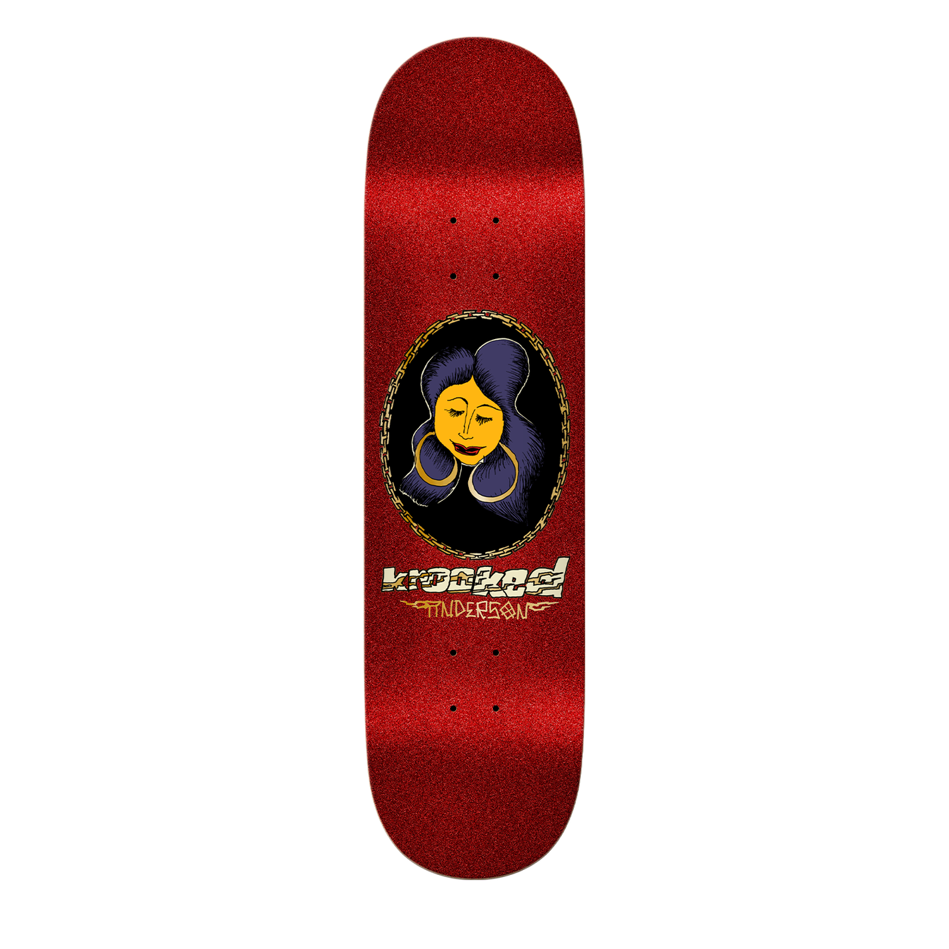 KROOKED SKATEBOARDS MANDERSON DBX CHAIN DECK 8.38