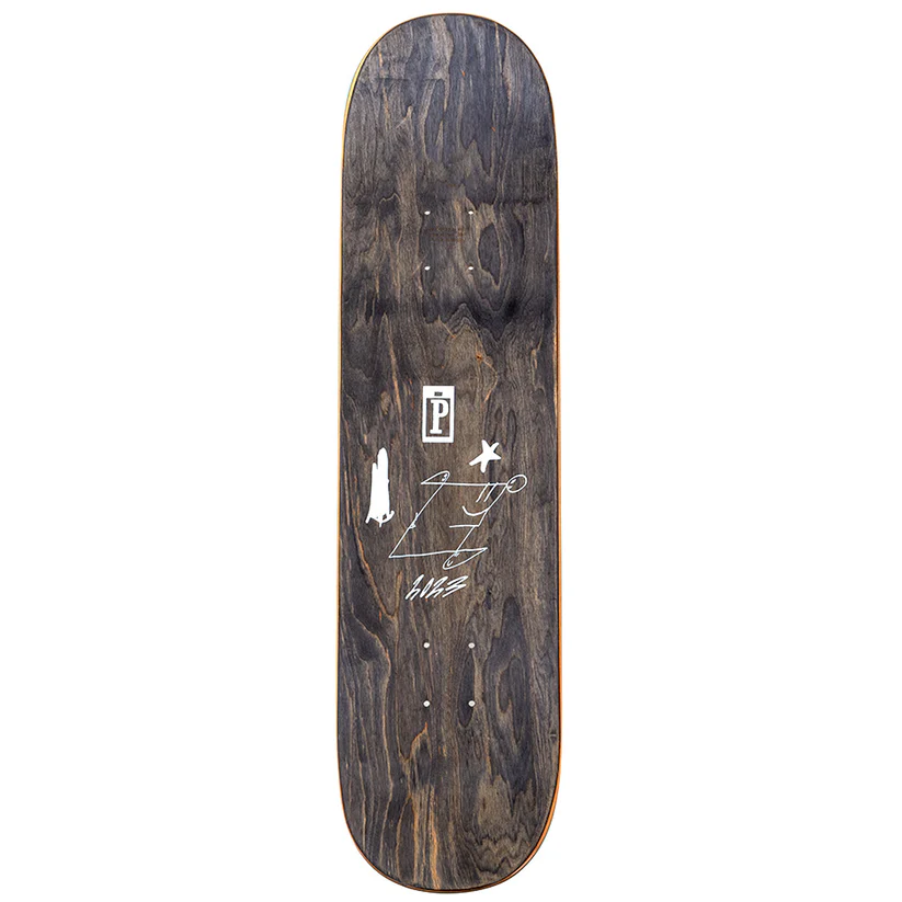 PLATEAU SKATEBOARDS RED JIM OF MADAGASCAR DECK 8.0