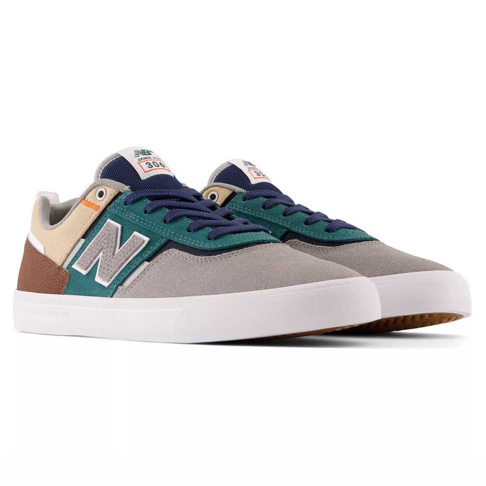 NEW BALANCE NUMERIC 306 JAMIE FOY GRAY VINTAGE TEAL BROWN