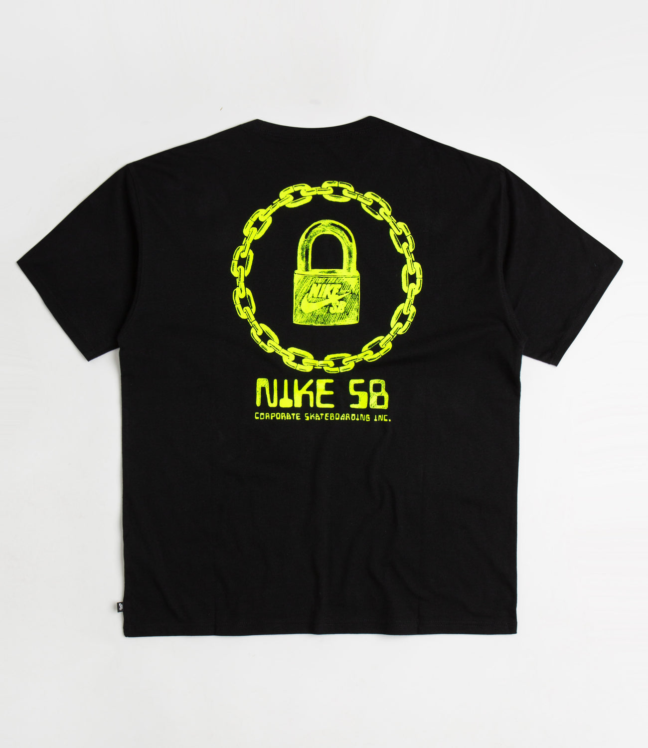NIKE SB LOCK N CHAIN TEE BLACK
