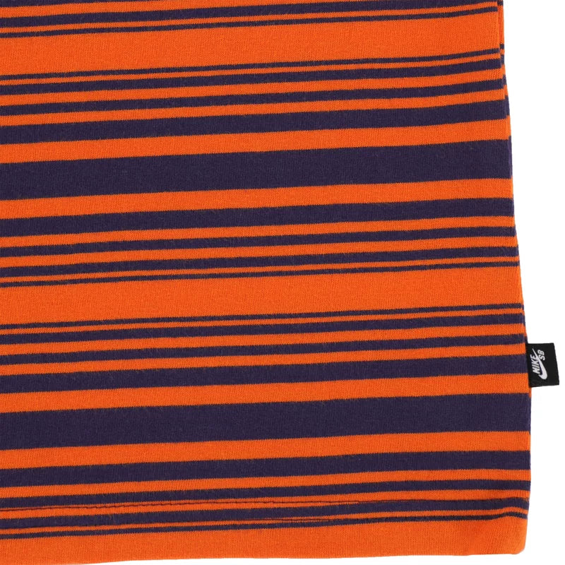 NIKE SB LS STRIPE LONG SLEEVE NAVY/ORANGE