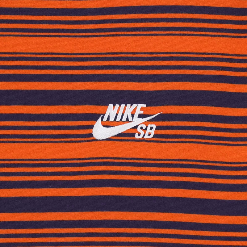 NIKE SB LS STRIPE LONG SLEEVE NAVY/ORANGE
