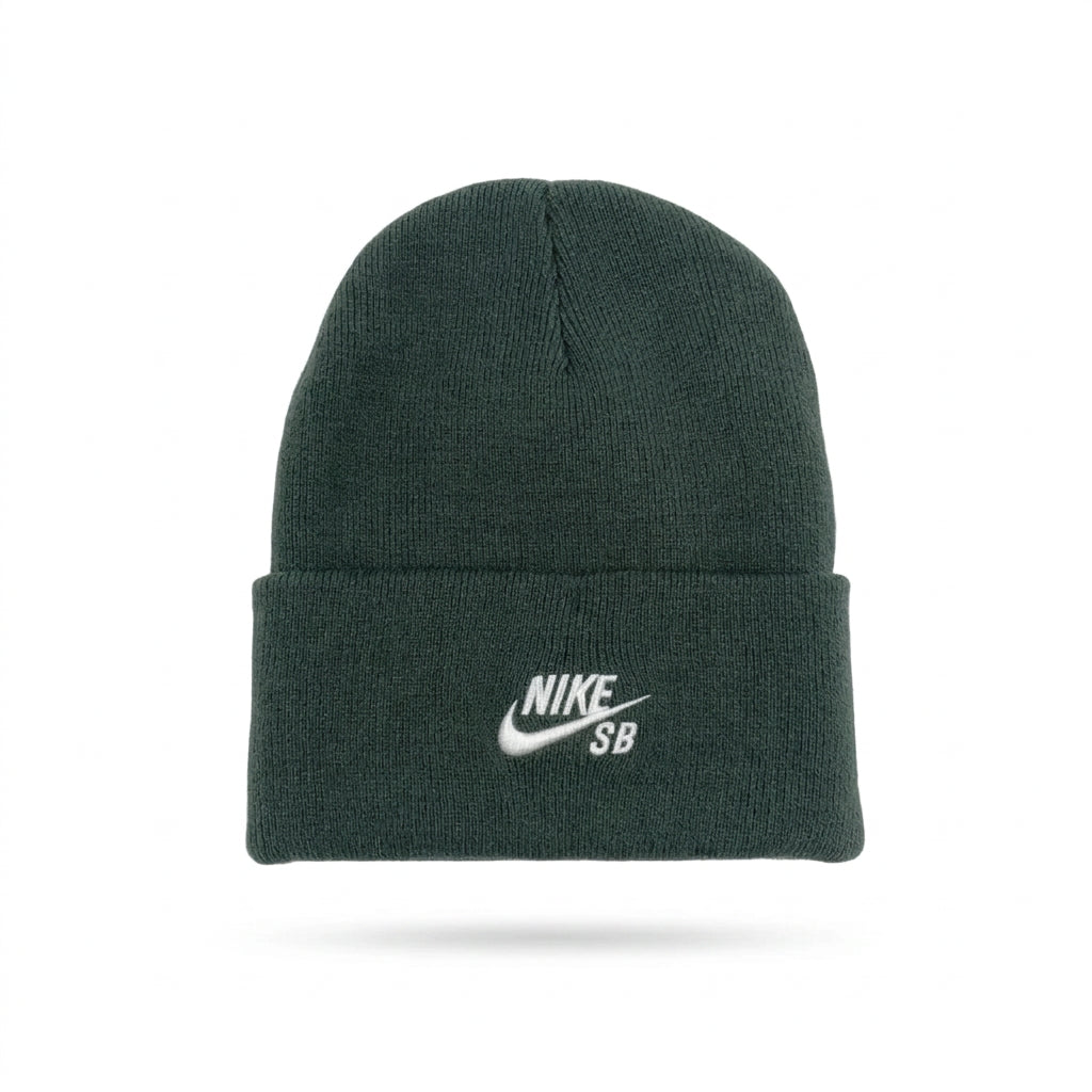 NIKE SB PEAK CAMO GREEN BEANIE