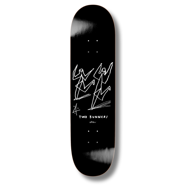 POLAR SKATE CO TWO RUNNERS TEAM DECK