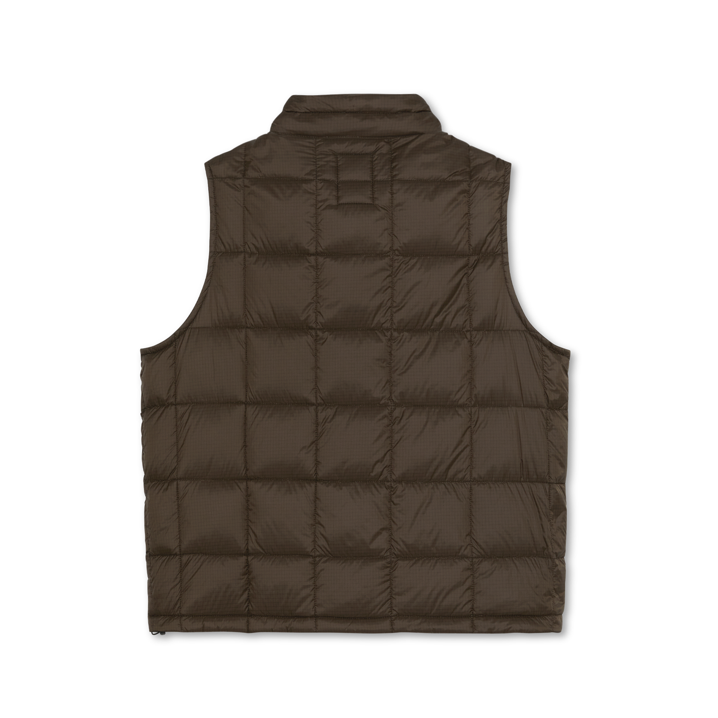POLAR SKATE CO LIGHTWEIGHT PUFFER VEST BROWN