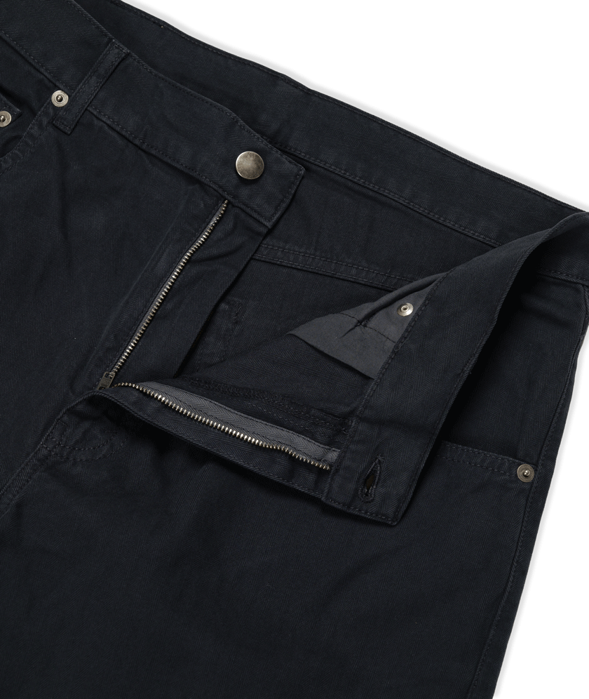 DANCER COPENHAGEN FIVE POCKET PANT WASHED BLACK
