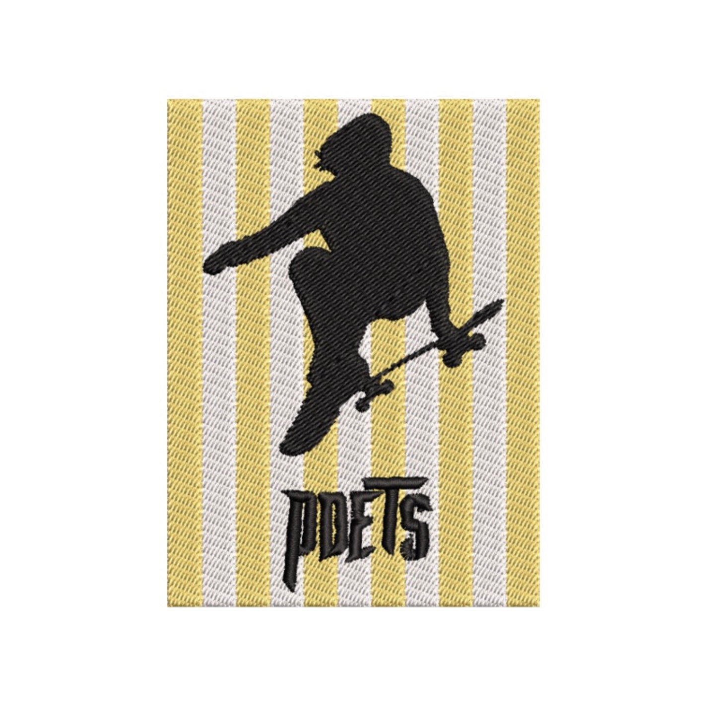 POETS BRAND YAJE ZIP HOODIE PATCH BLACK