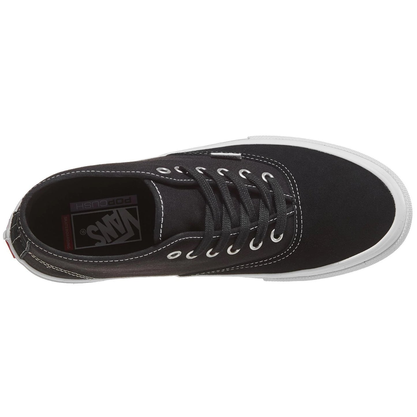 VANS SKATE AUTHENTIC MID BLACK/WHITE