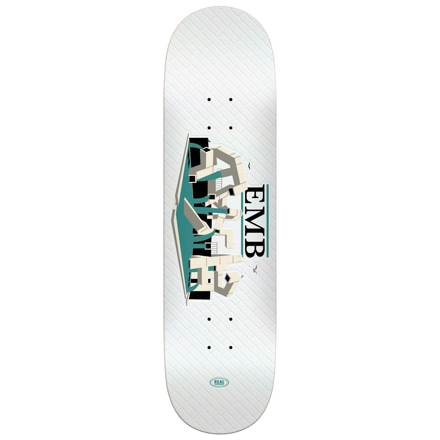 REAL SKATEBOARDS TEAM EMB DECK