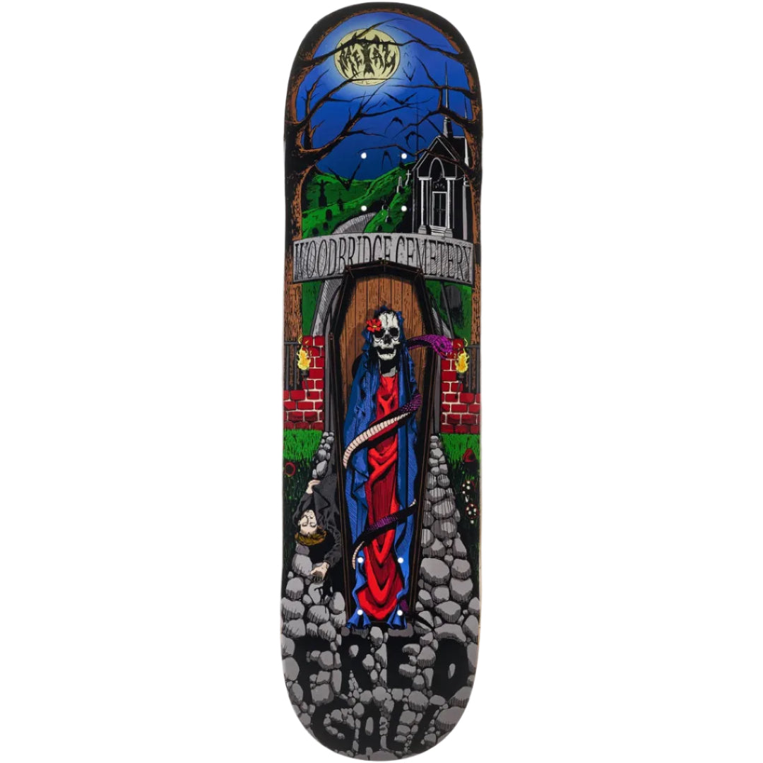 METAL SKATEBOARDS FRED GALL LULU LORCH DECK 8.25