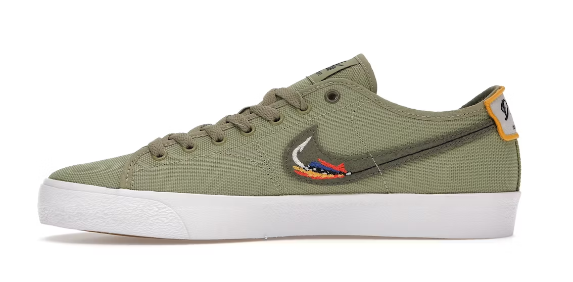 NIKE SB BLAZER COURT DVL DUSTY OLIVE/MEDIUM OLIVE
