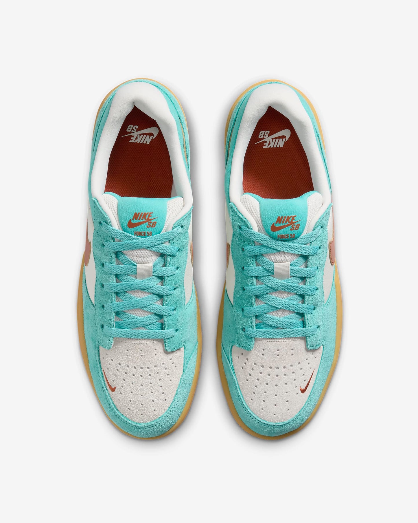 NIKE SB FORCE 58 GREEN FROST/DARK RUSSET