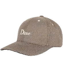 DIME MTL CLASSIC HOUNDS TOOTH LOW PRO CAP CAMEL