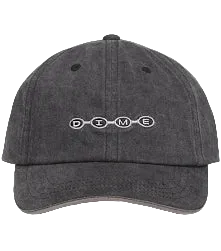 DIME MTL SPACE LOW PRO CAP WASHED BLACK
