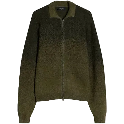 DIME MTL MOHAIR DOUBLE ZIP KNIT FORREST
