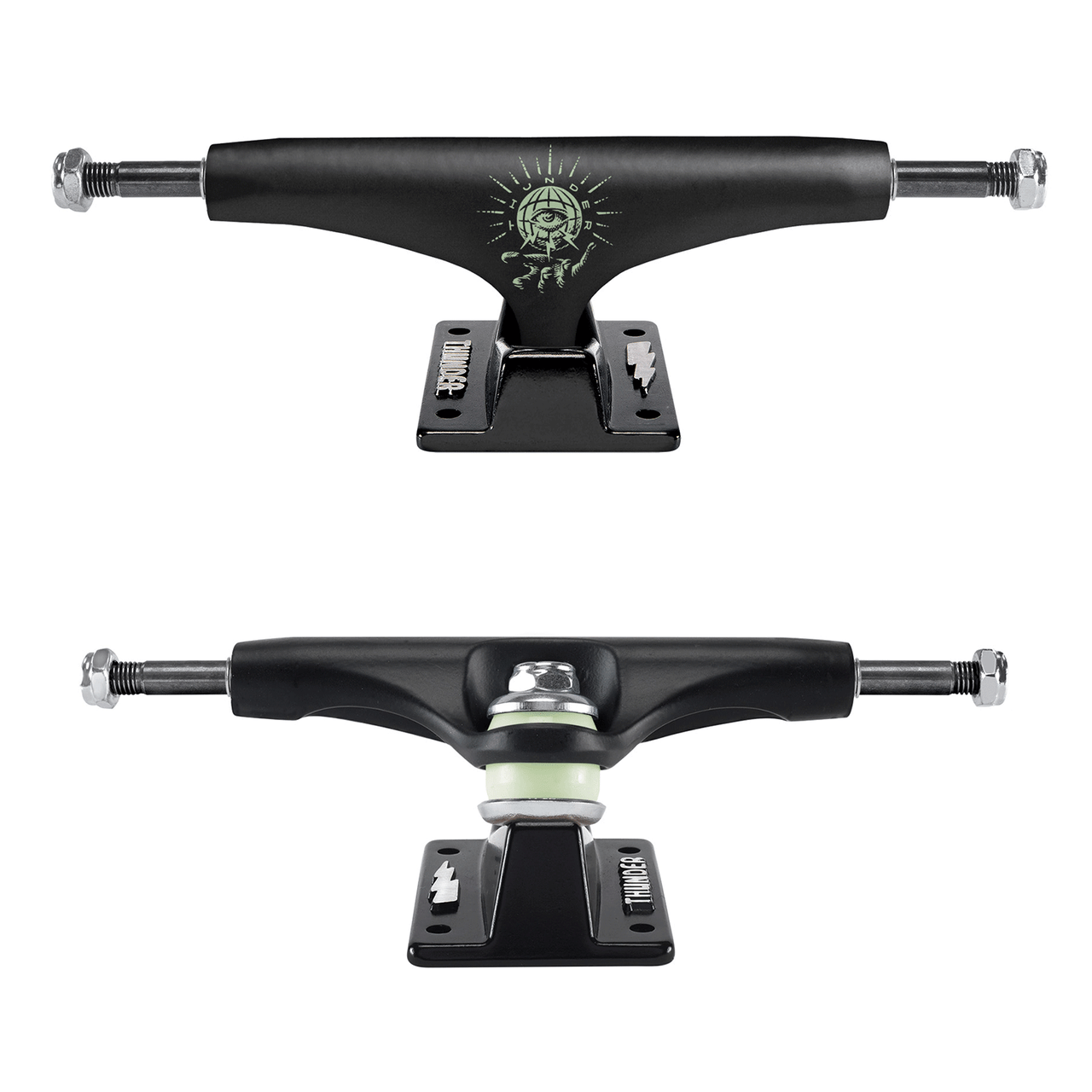 THUNDER TRUCKS LIGHTS GLOW ELECTRIC EYE BLACK SIZE 148