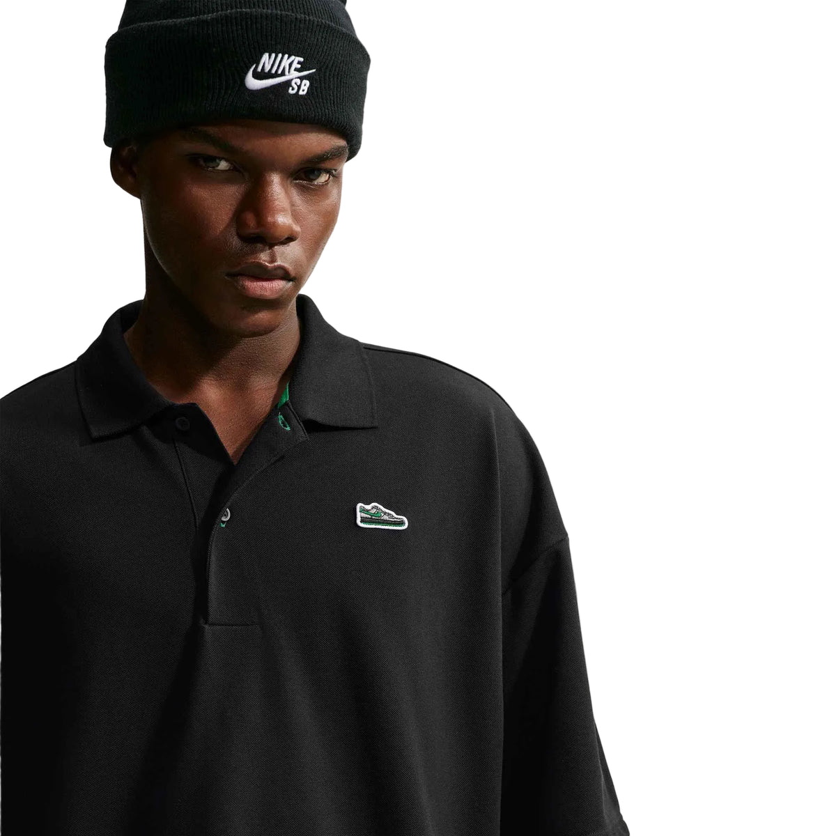 NIKE SB NOCTURNAL AF1 POLO BLACK