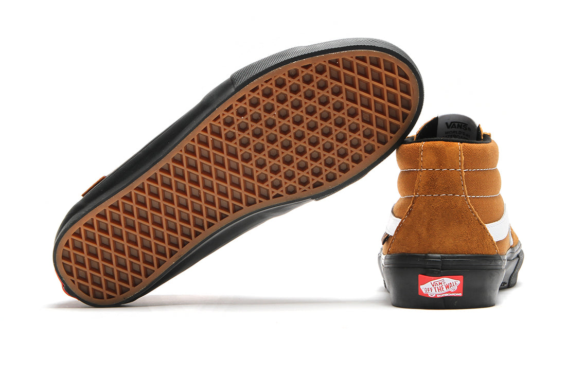 VANS SKATE GROSSO MID PIG SUEDE BROWN/BLACK