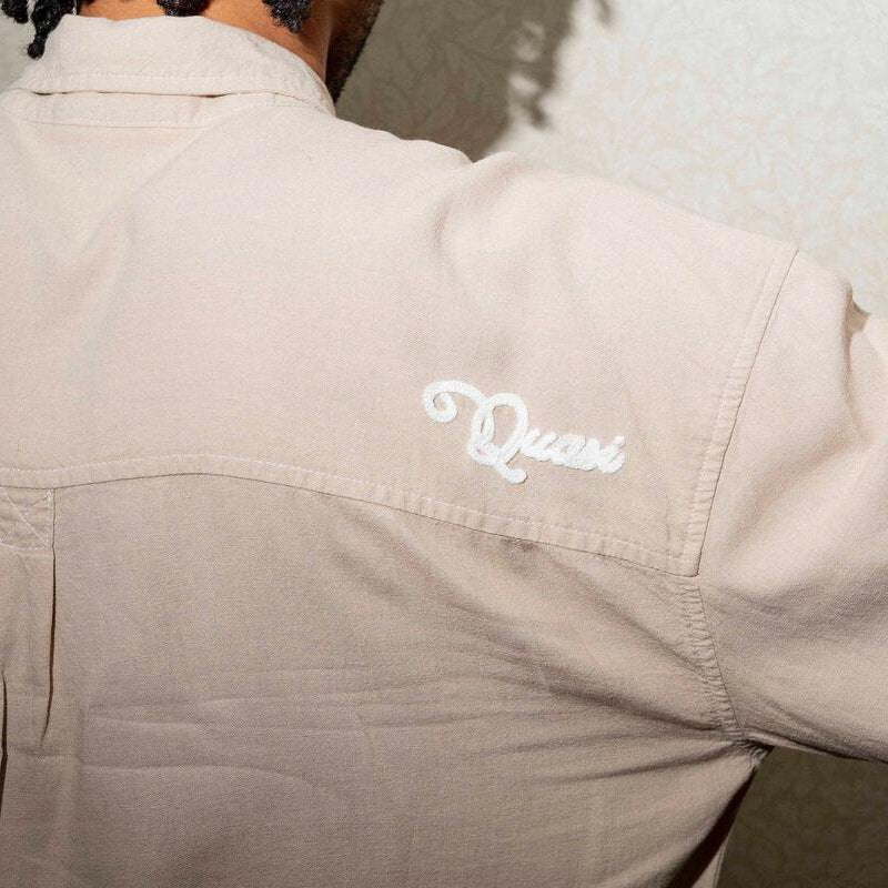 QUASI SKATEBOARDS RODEO BUTTON SHIRT WHEAT