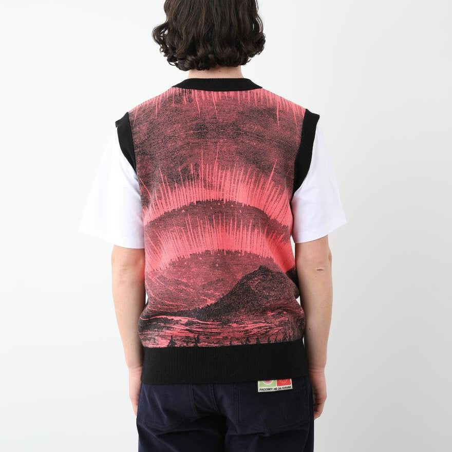 RASSVET / PACCBET SKAZKA SLEEVELESS KNIT SWEATER LIGHT PINK