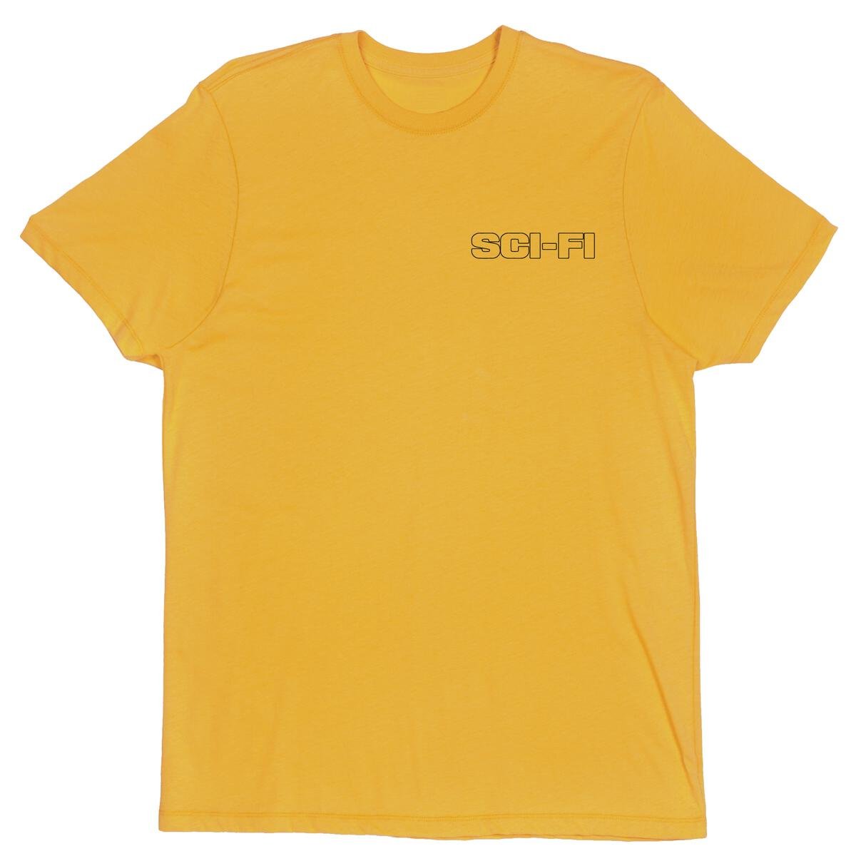 SCI-FI FANTASY CORPERATE EXPERIENCE TEE MUSTARD