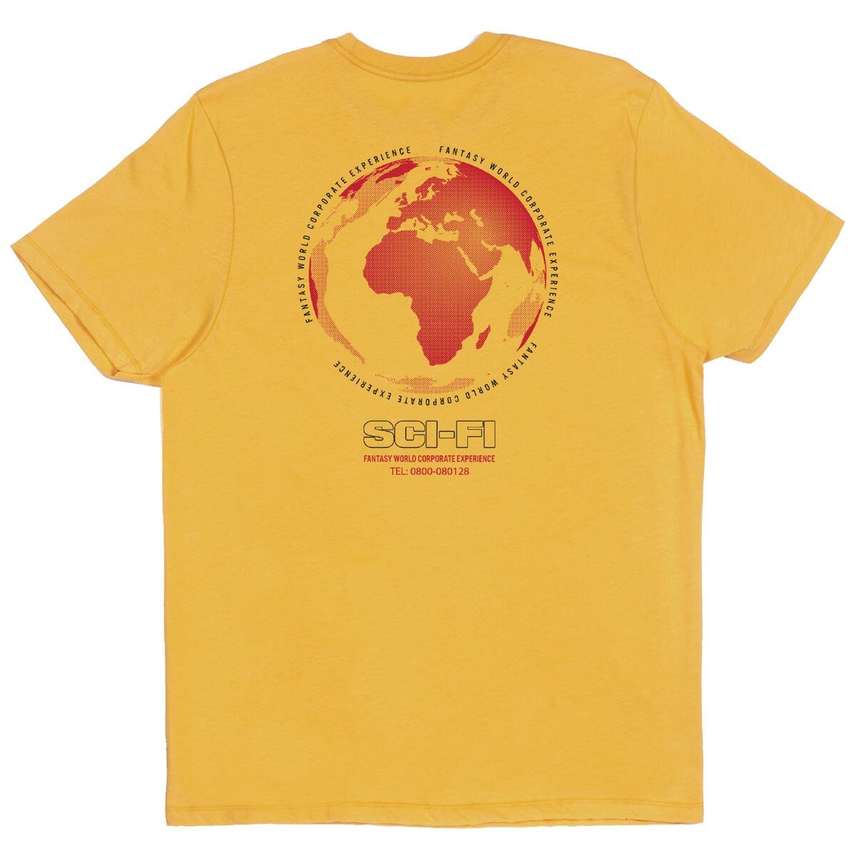 SCI-FI FANTASY CORPERATE EXPERIENCE TEE MUSTARD