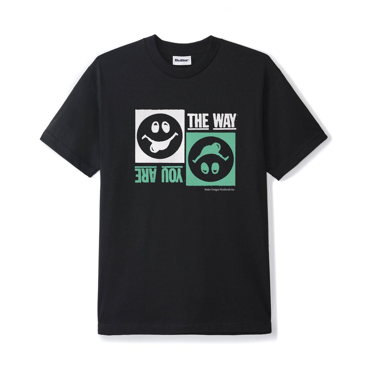 BUTTERGOODS THE WAY YOU ARE TEE BLACK