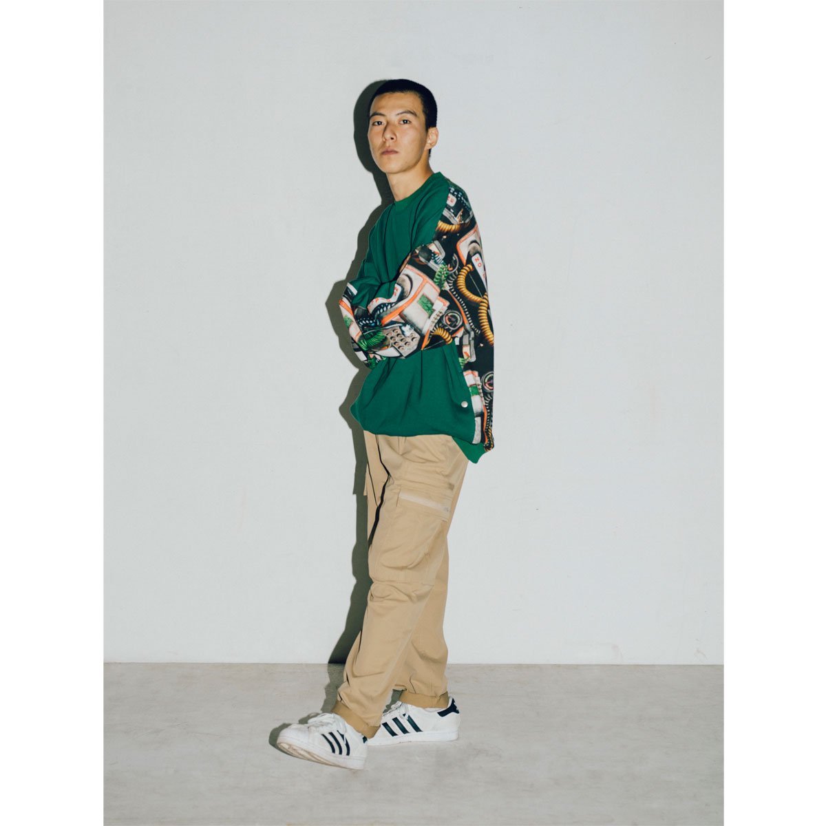 EVISEN SKATEBOARDS CARD SWEAT II GREEN