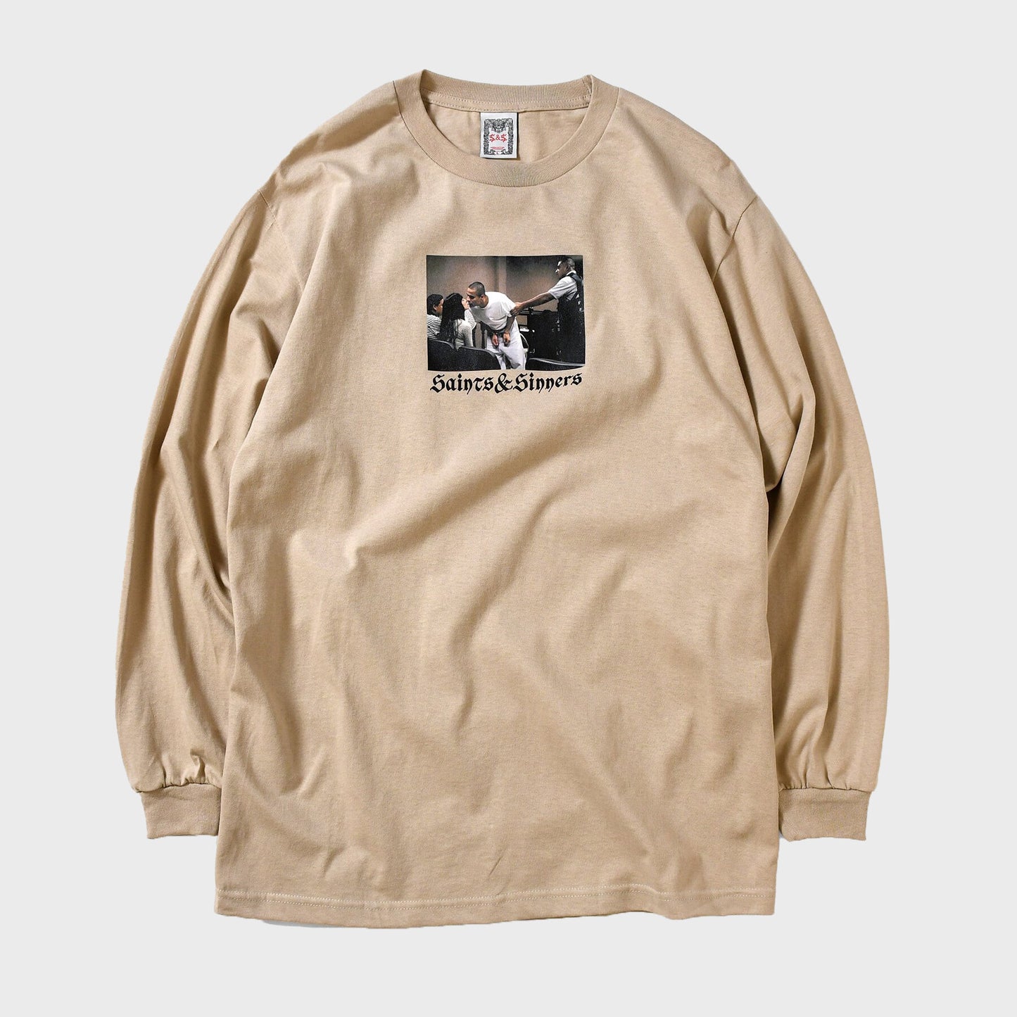 SAINTS & SINNERS GOODBYE KISS LONG SLEEVE SAND