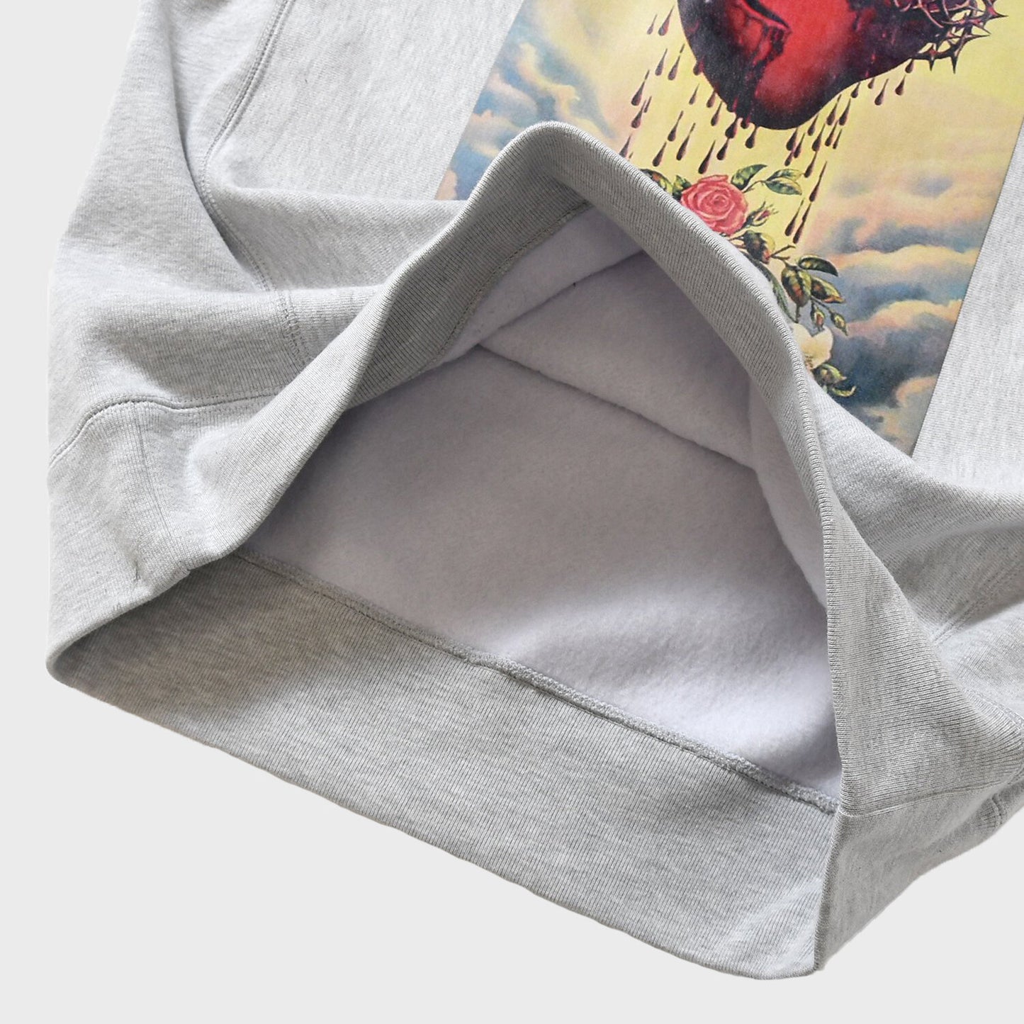 SAINTS & SINNERS SACRED HEART CREW GRAY