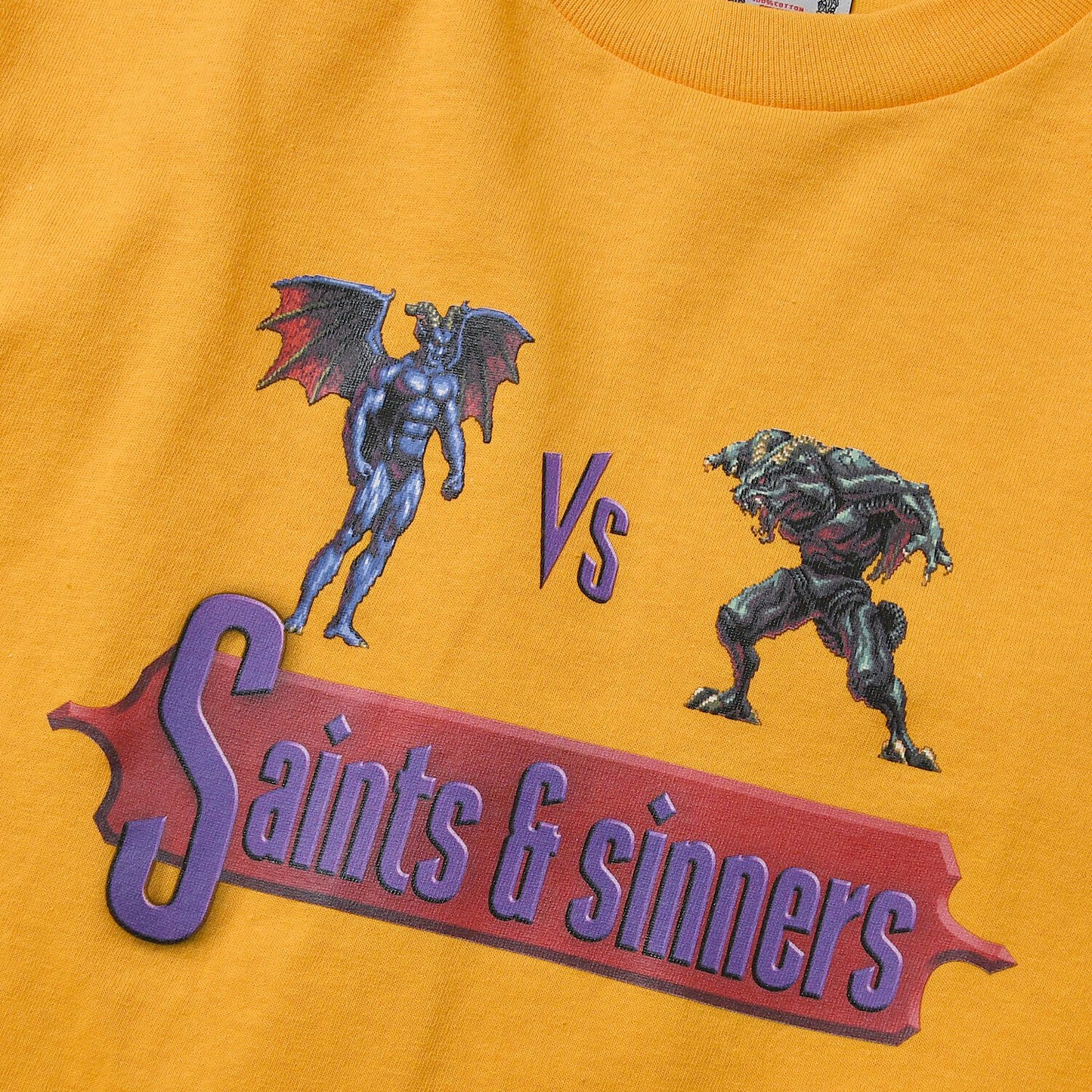 SAINTS & SINNERS BEAST LONG SLEEVE TEE YELLOW