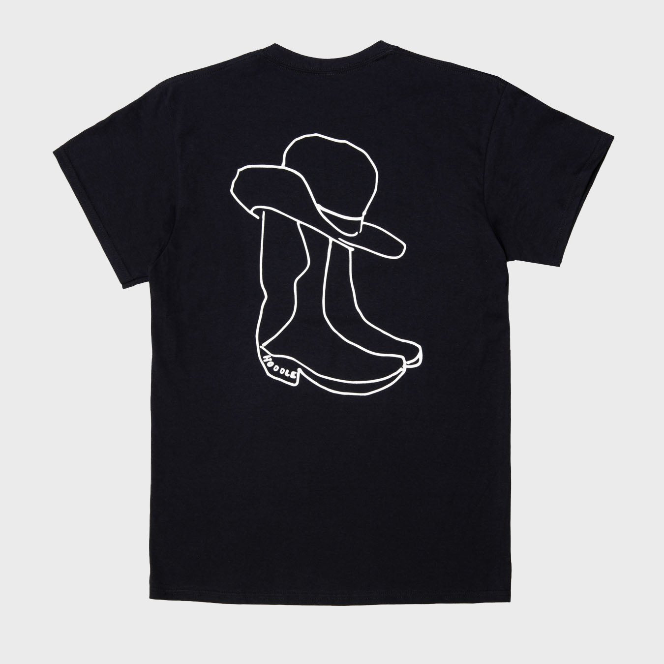 HODDLE SKATEBOARDS LONE RANGER TEE BLACK