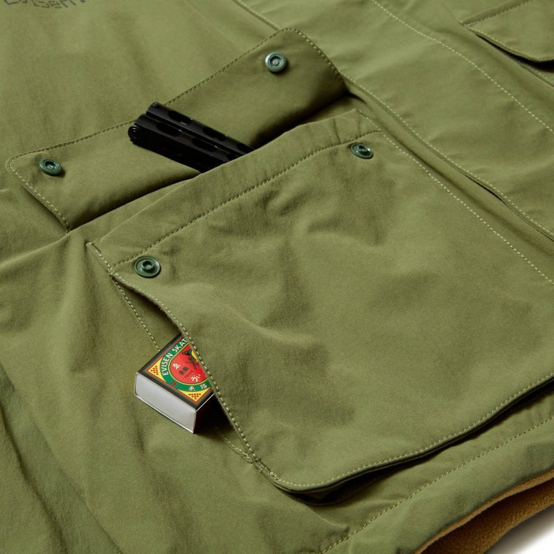 EVISEN SKATEBOARDS LCD REVERSIBLE JACKET OLIVE