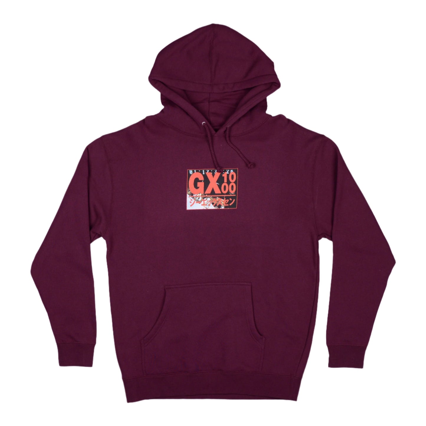 GX1000 HORROR HOODIE MAROON