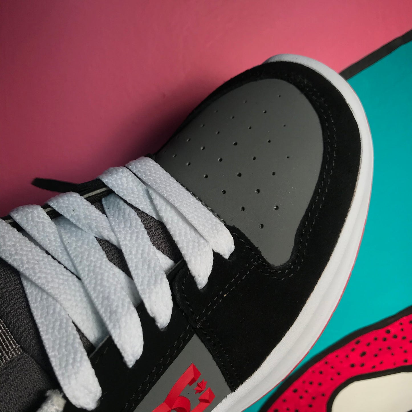 DC SHOE CO LYNX ZERO BLACK/GREY/RED