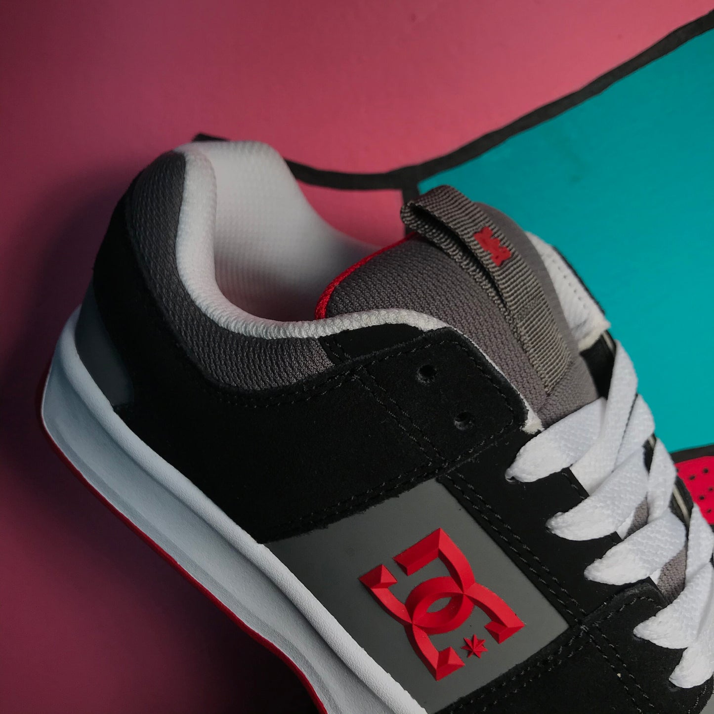 DC SHOE CO LYNX ZERO BLACK/GREY/RED