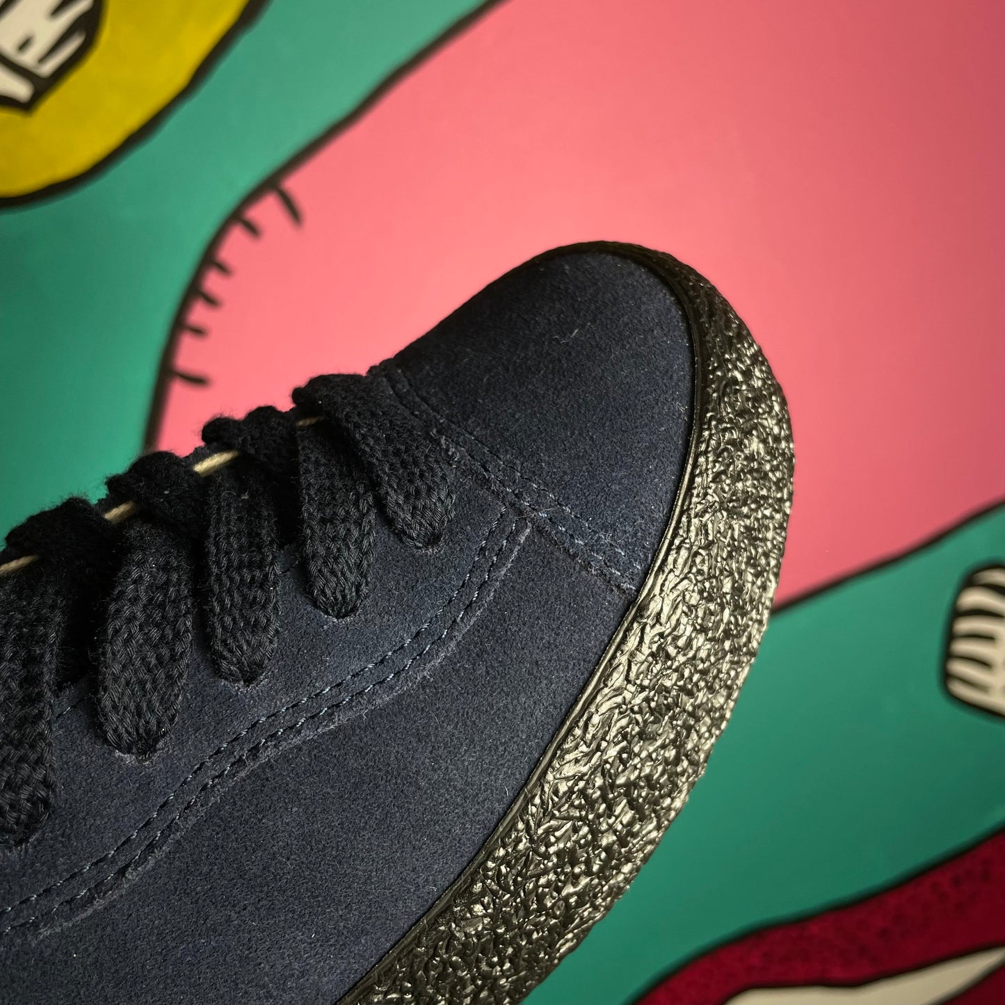 LAST RESORT AB VM002 LOW SUEDE NAVY/BLACK